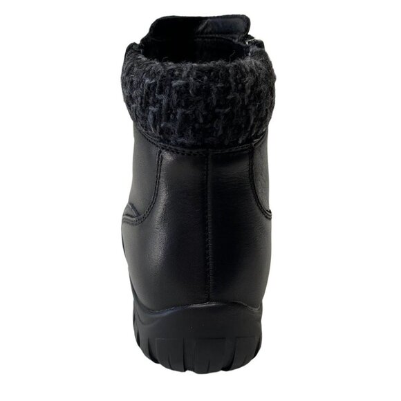 Propet Darley‎ Ankle Booties Shoe Women's 6.5 Black Leather Cushioned Comfort - Picture 4 of 12